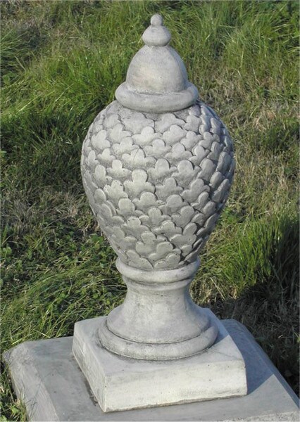 Cloud Motif Decorative Garden Finial Accent
